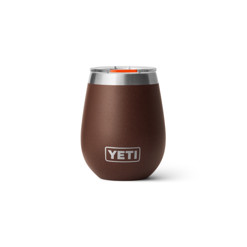 10 oz. / 295ml Wine Tumbler w/ Magslider Lid - Wetlands Brown