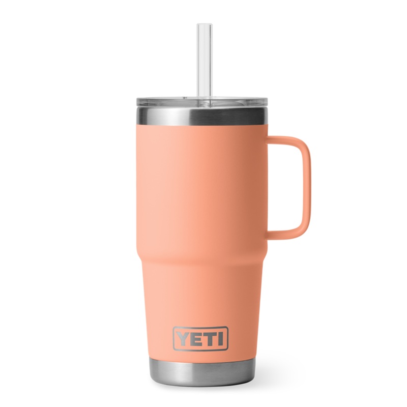 25 oz. / 739ml Straw Mug w/ Straw Lid - Lowcountry Peach