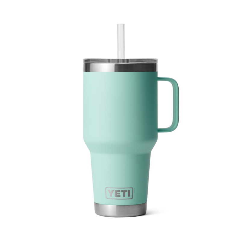 35 oz. / 1L Straw Mug w/ Straw Lid - Seafoam