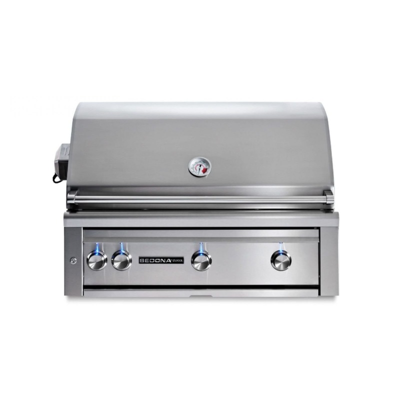 36" Built-in Grill with 1 ProSear, 2 Stainless Steel Burners and Rotisserie (L601PSR)