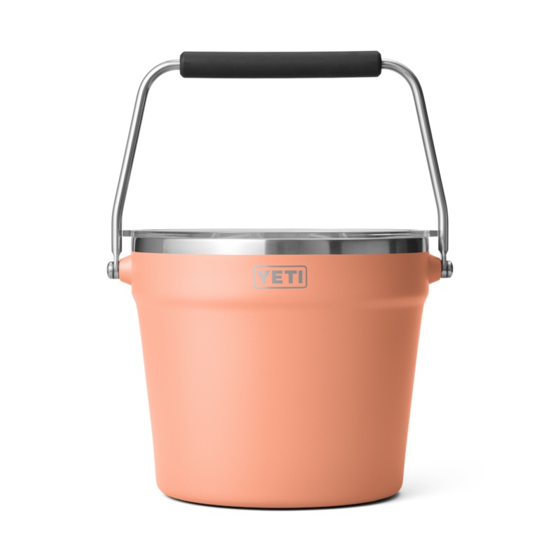 Beverage Bucket w/ Lid - Lowcountry Peach