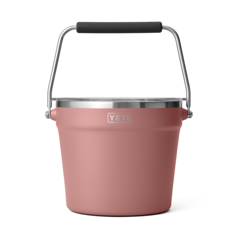 Beverage Bucket w/ Lid - Sandstone Pink