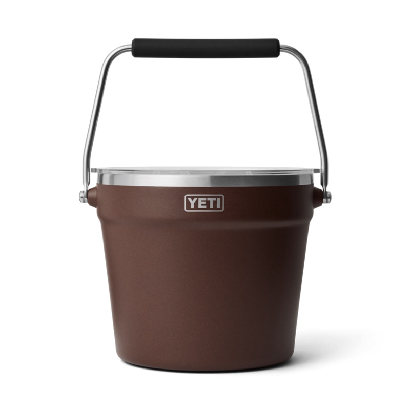 Beverage Bucket w/ Lid - Wetlands Brown