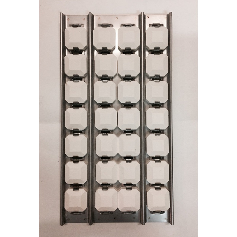 Tray complete w/ briquettes, Pro series (center)