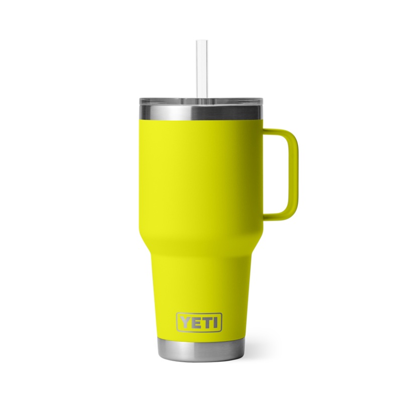 35 oz. / 1L Straw Mug w/ Straw Lid - Firefly Yellow