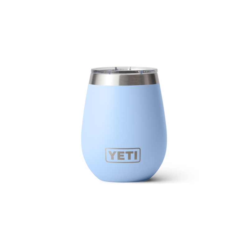 10 oz. / 295ml Wine Tumbler w/ Magslider Lid - Big Sky Blue