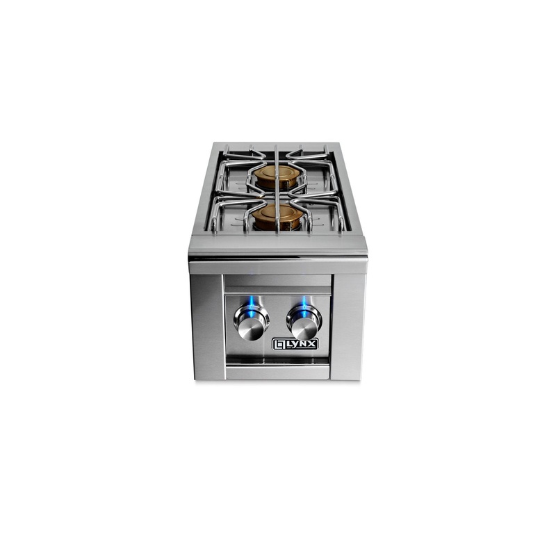 Professional Double Side Burner for Built-in Grills