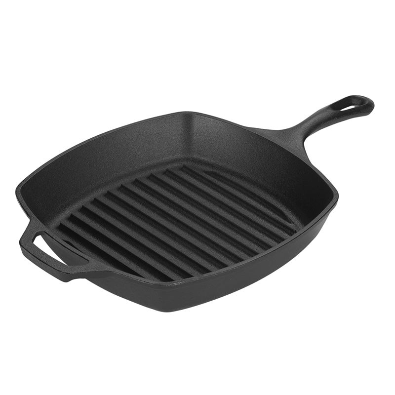 10.5" Cast Iron Grill Pan