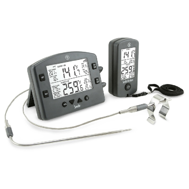 SMOKE 2-Channel Remote Thermometer - Charcoal Grey