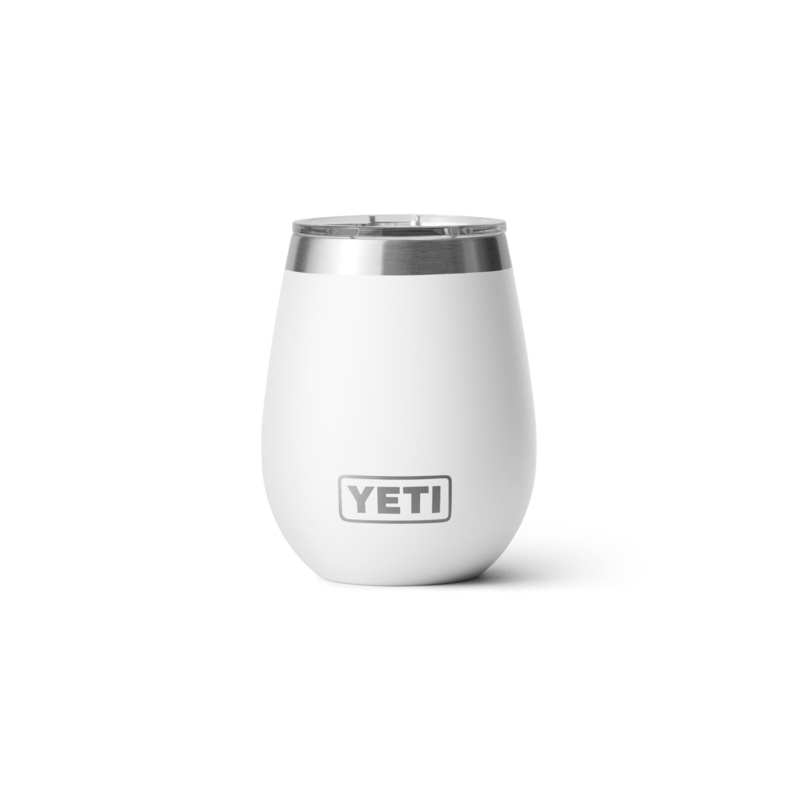 10 oz. / 295ml Wine Tumbler w/ Magslider Lid - White