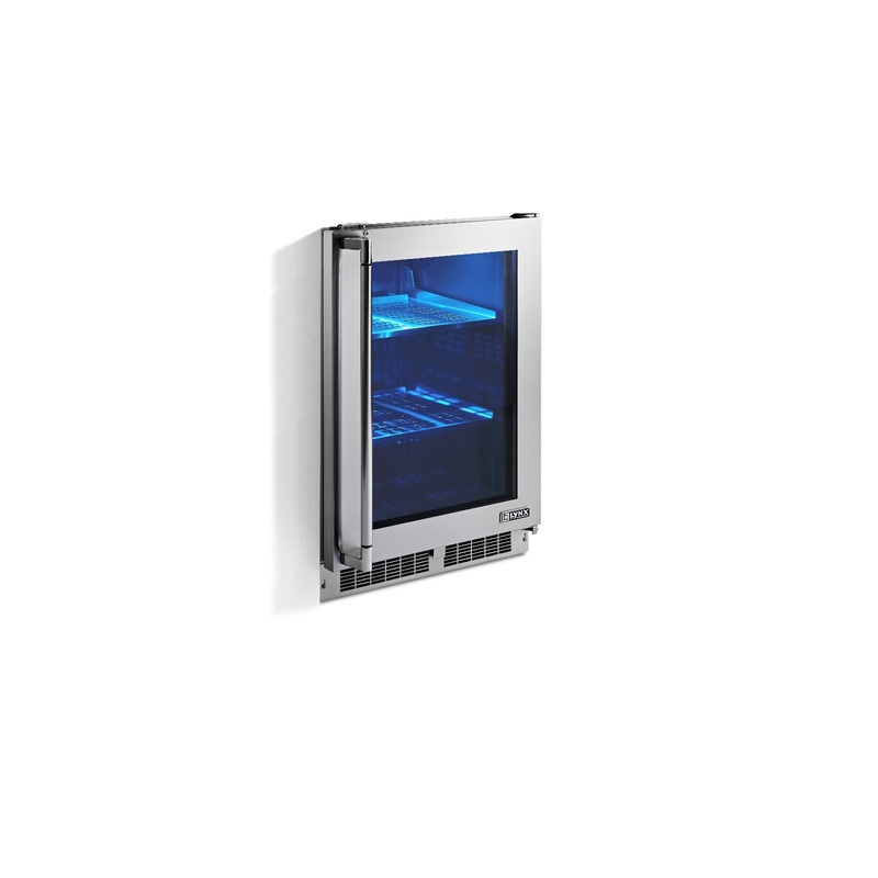 24" Professional Refrigerator-Glass Door