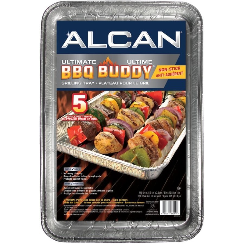 BBQ Buddy Foil Pans 5-Pack