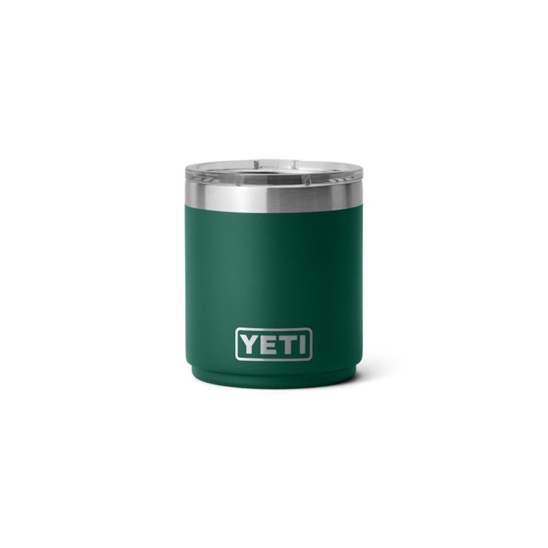 10 oz. / 295ml Stackable Lowball w/ Magslider Lid - Black Forest Green