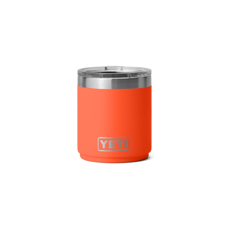 10 oz. / 295ml Stackable Lowball w/ Magslider Lid - Papaya