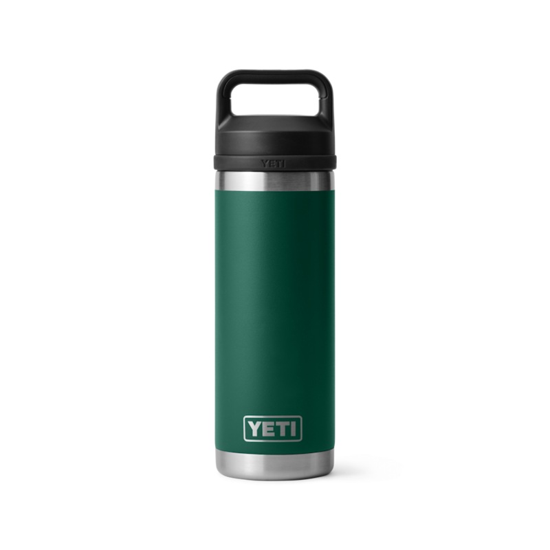 18 oz. / 532ml Bottle w/ Chug Cap - Black Forest Green