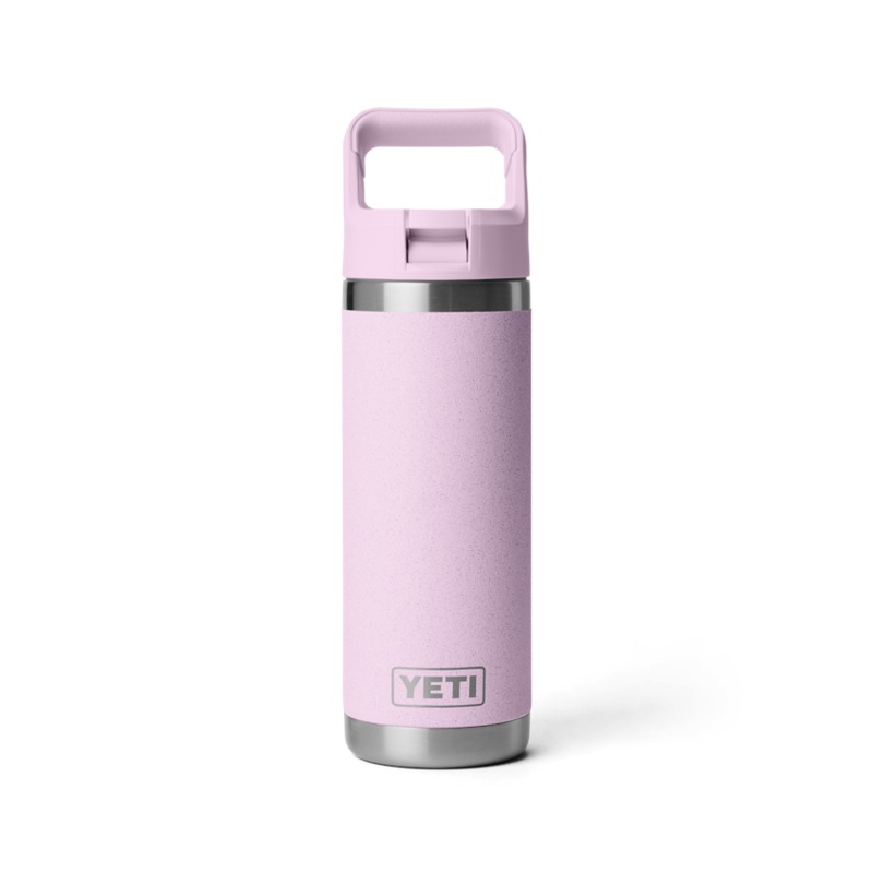 18 oz. / 532ml Bottle w/ Matching Straw Cap - Cherry Blossom