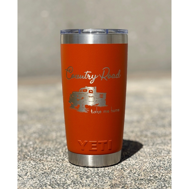 20 oz. / 591ml Clay Tumbler with Engraved Design