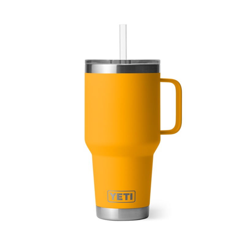 35 oz. / 1L Straw Mug w/ Straw Lid - Beekeeper