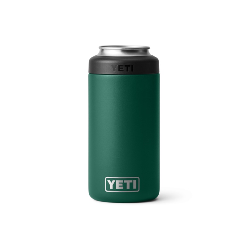 473ml Colster Tall Can Insulator - Black Forest Green