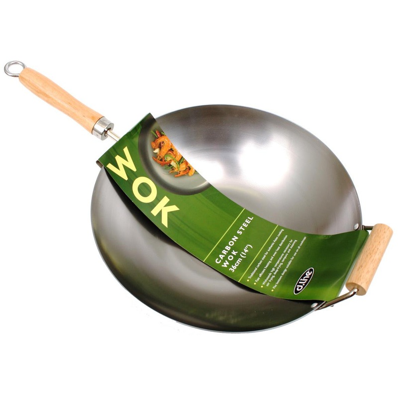 Carbon Steel Wok - 36cm
