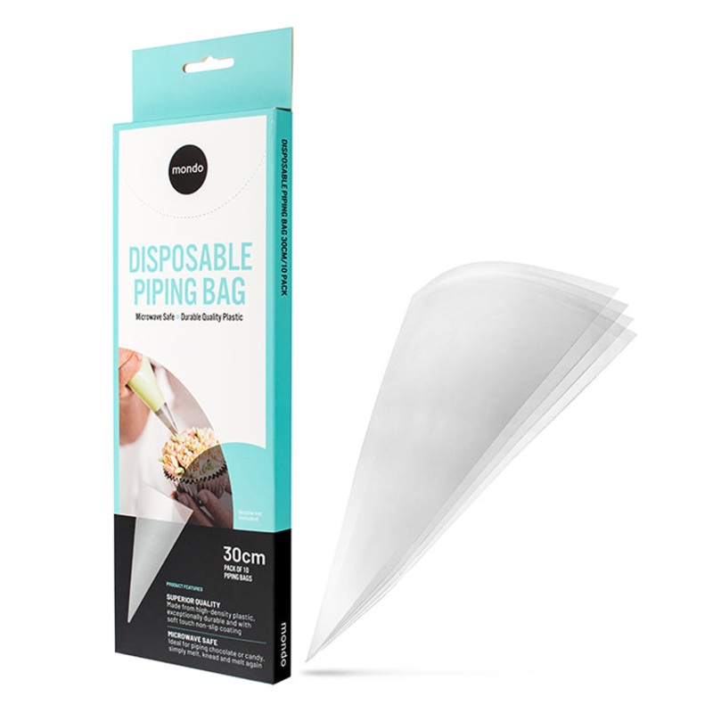 Disposable Piping Bag 10 Pack 30cm