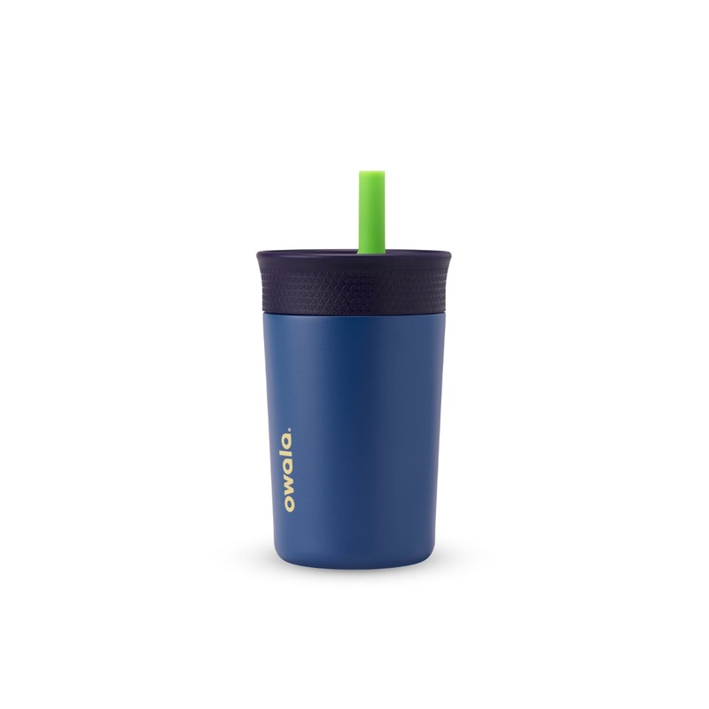 Kids Tumbler Stainless Steel Insulated 12oz Home Base (Navy Blue)