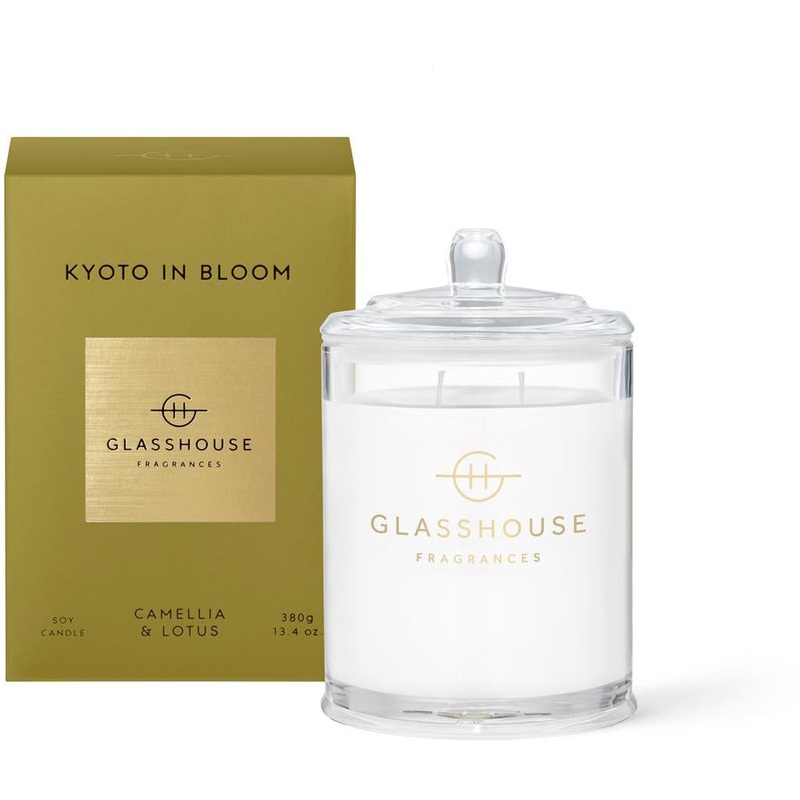 Kyoto In Bloom - Camellia And Lotus 380g Triple Scented Candle