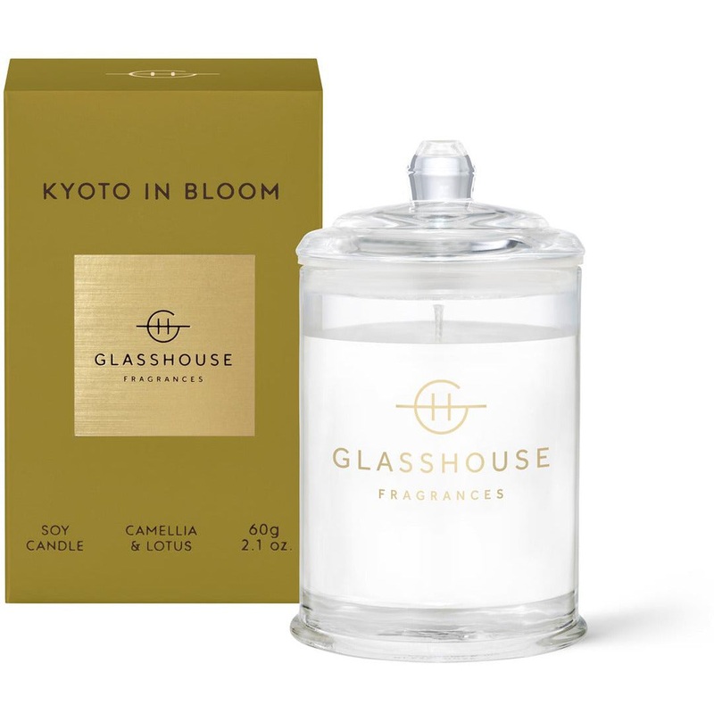 Kyoto In Bloom - Camellia And Lotus 60g Triple Scented Candle