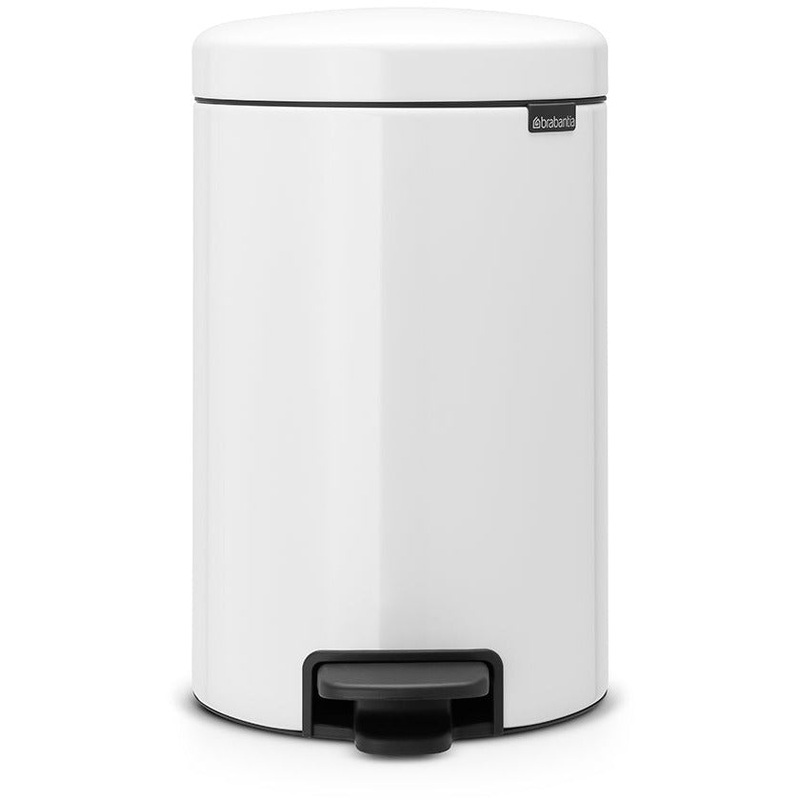 Pedal Bin Newicon 12L White
