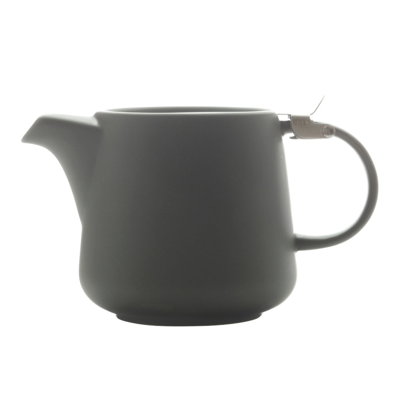 Tint Teapot 600ml Charcoal