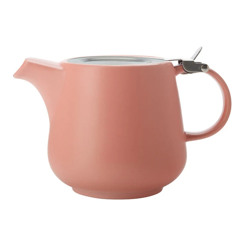 Tint Teapot 600ml Coral