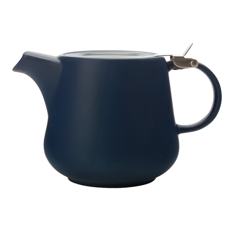 Tint Teapot 600ml Navy