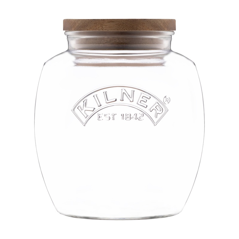 Universal Jar with Wooden Lid 2L