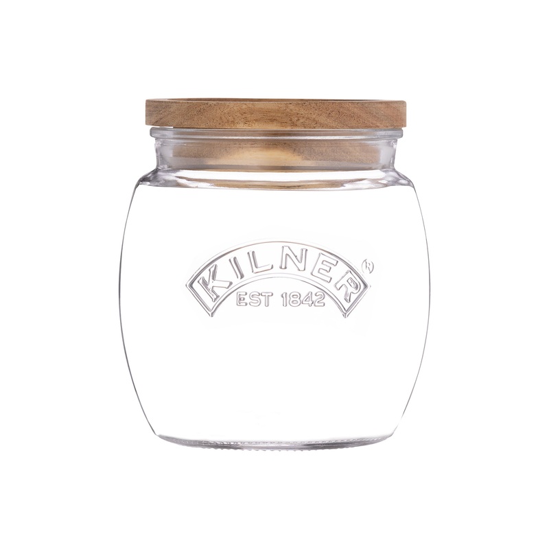 Universal Jar with Wooden Lid 850ml
