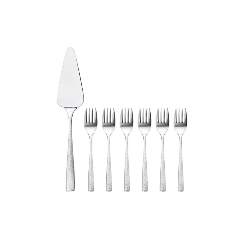 Wayland Cake Server & Fork Set 7pc Gift Boxed