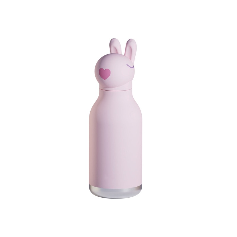 Bestie Bottle Bunny Double Wall Insulated Bottle 460ml Pink