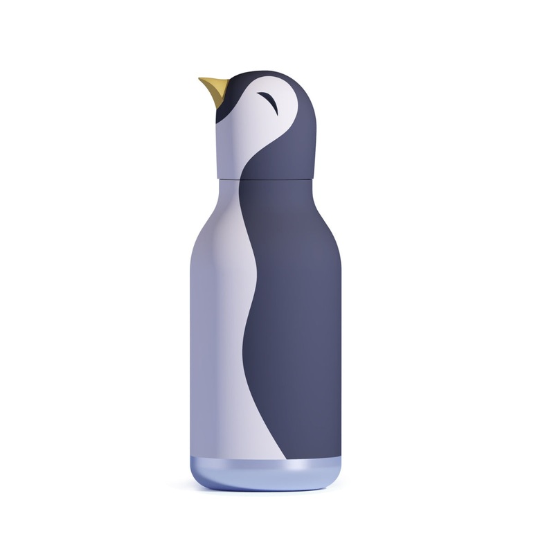 Bestie Bottle Penguin Double Wall Insulated Bottle 460ml White