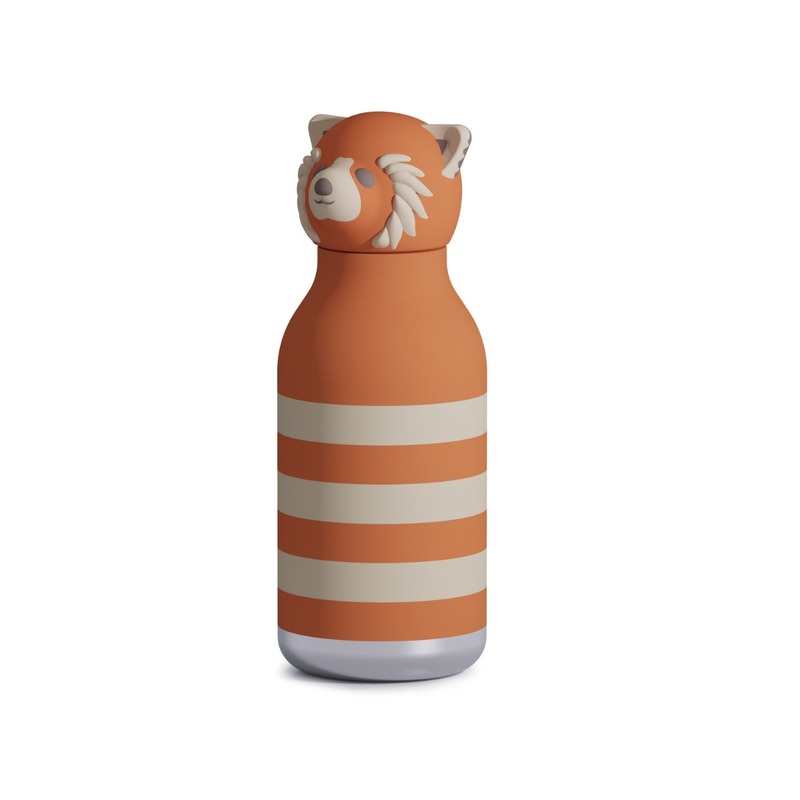 Bestie Bottle Red Panda Double Wall Insulated Bottle 460ml Orange