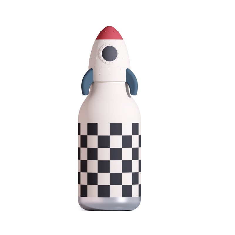 Bestie Bottle Rocket Double Wall Insulated Bottle 460ml White