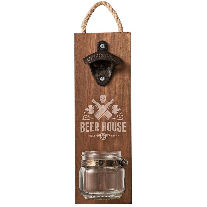 Bottle Opener With Jar Cap Catcher