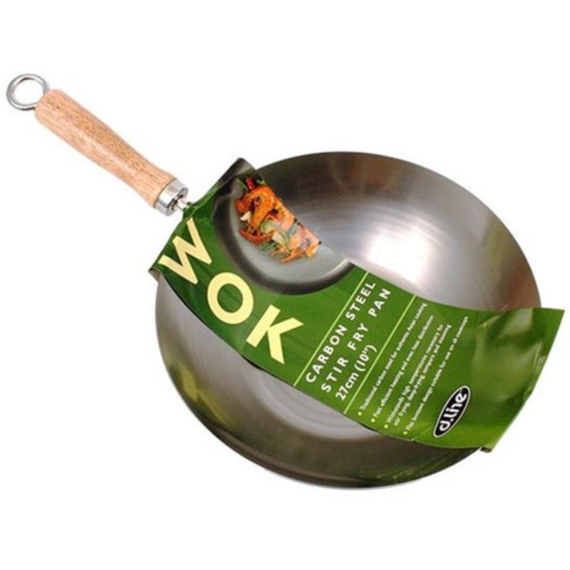 Carbon Steel Stir Fry Pan 27cm