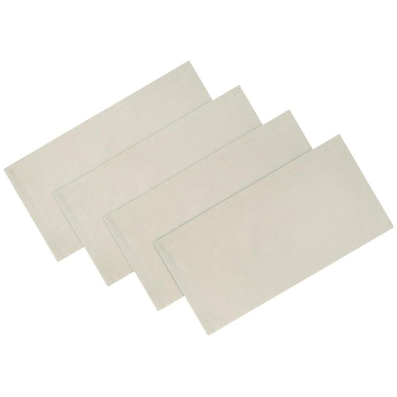 Cotton Classics Cotton Napkin Set of 4 45x45cm Pebble