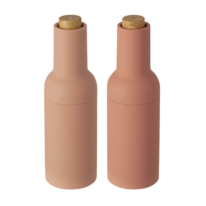 Electric Salt and Pepper Mill Set 22cm Red