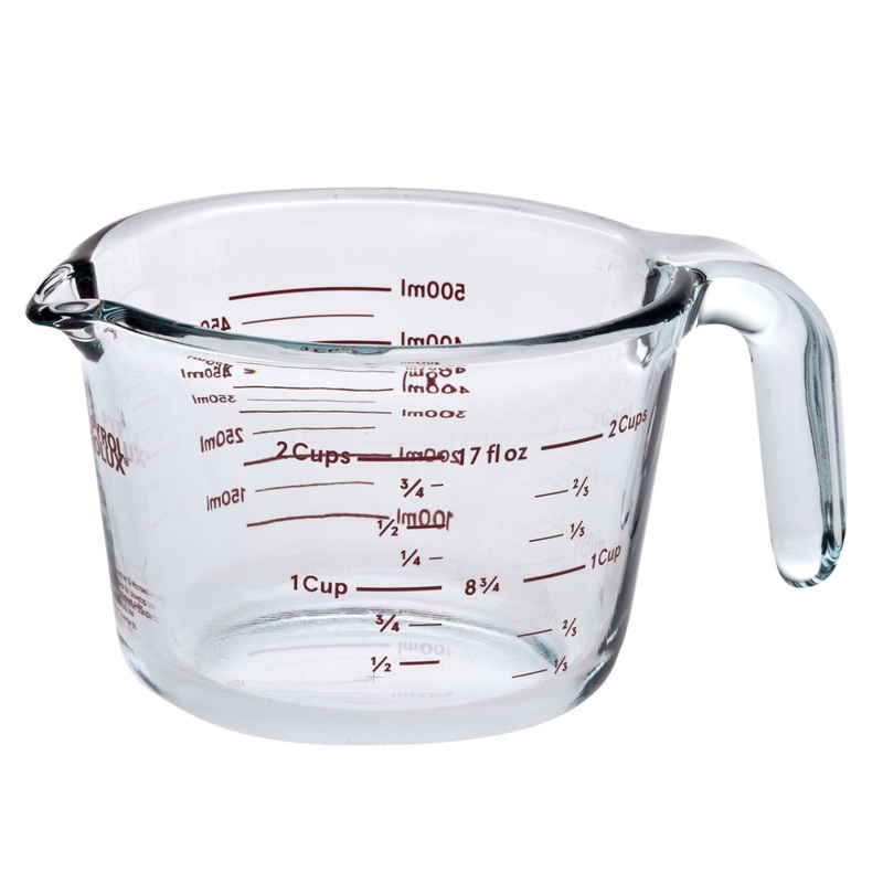 Glass Measure Jug 2 cup 500ml