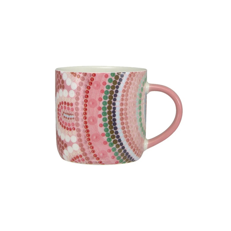 Lou Martin Uplift Mug 480ML Pink