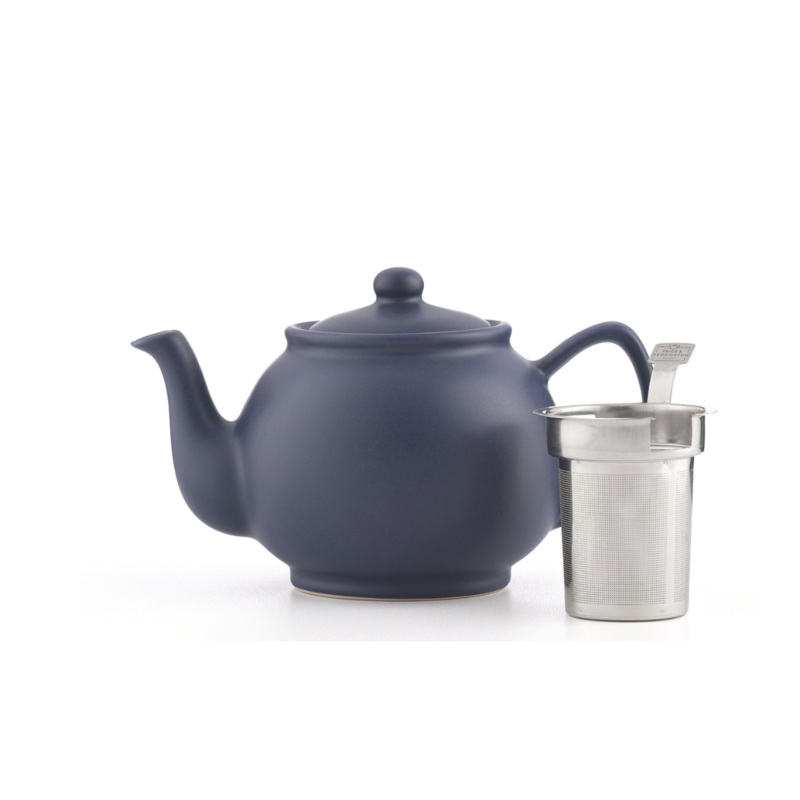 Teapot 6 Cup Blue