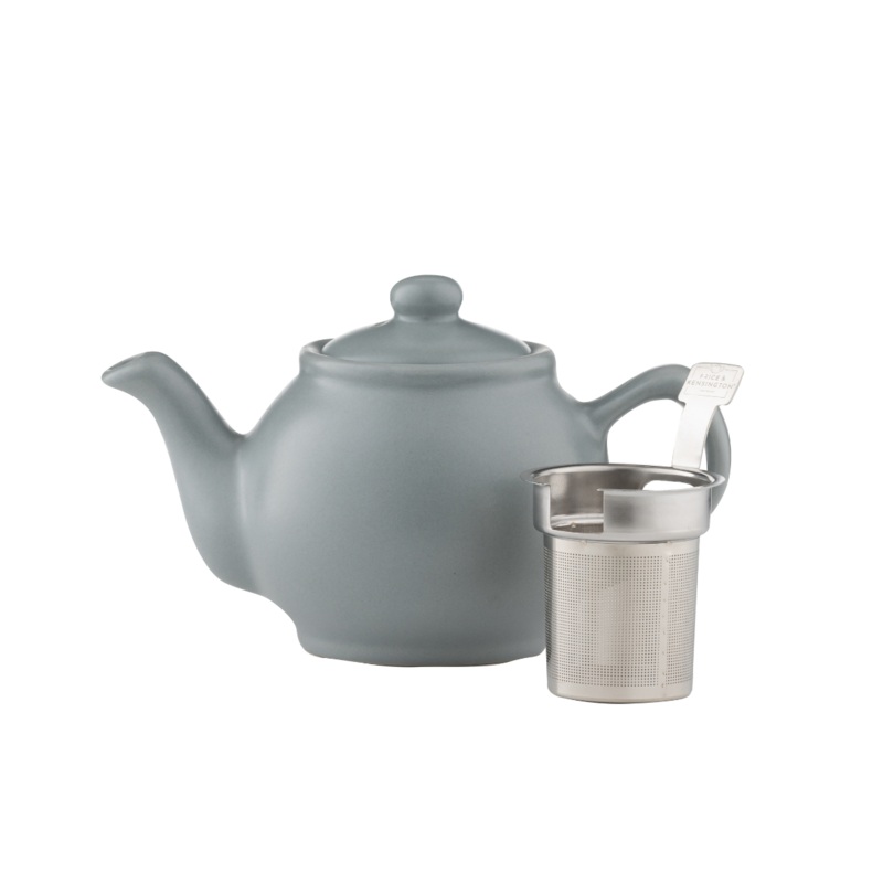 Teapot 6 Cup Grey