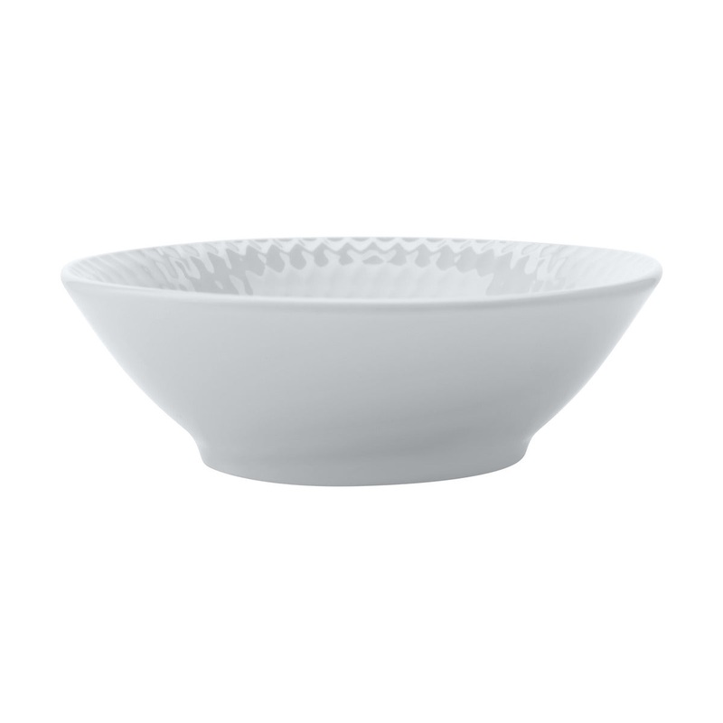 White Basics Diamonds Sauce Dish 10cm