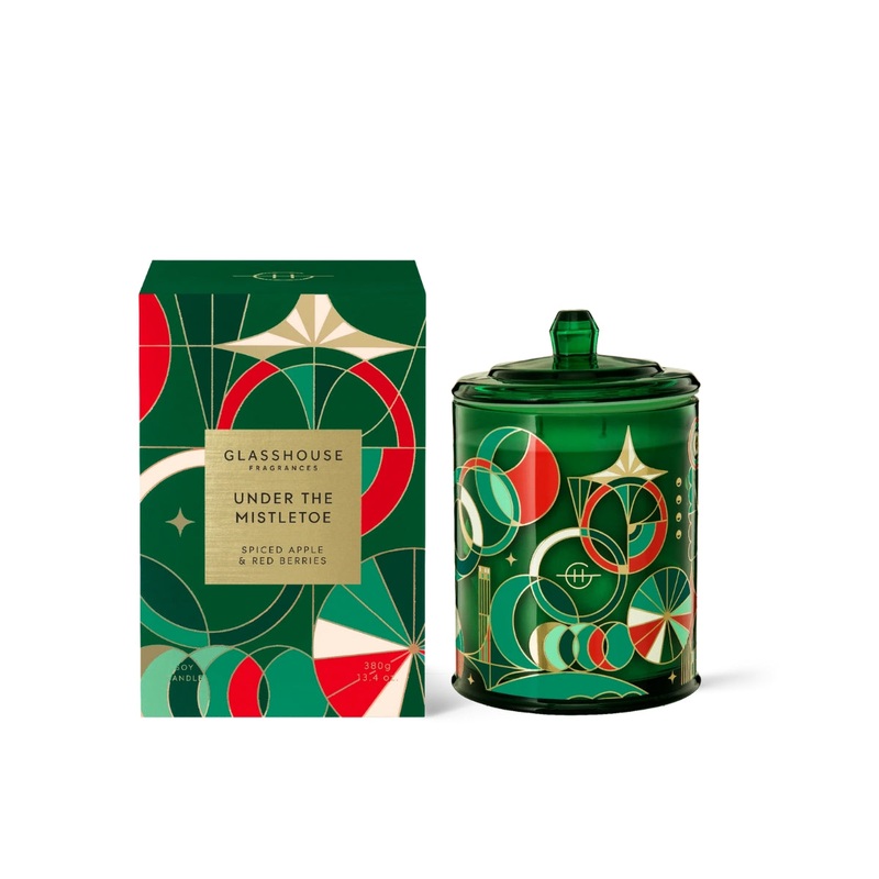 380g Candle - Christmas - Under The Mistletoe - X24