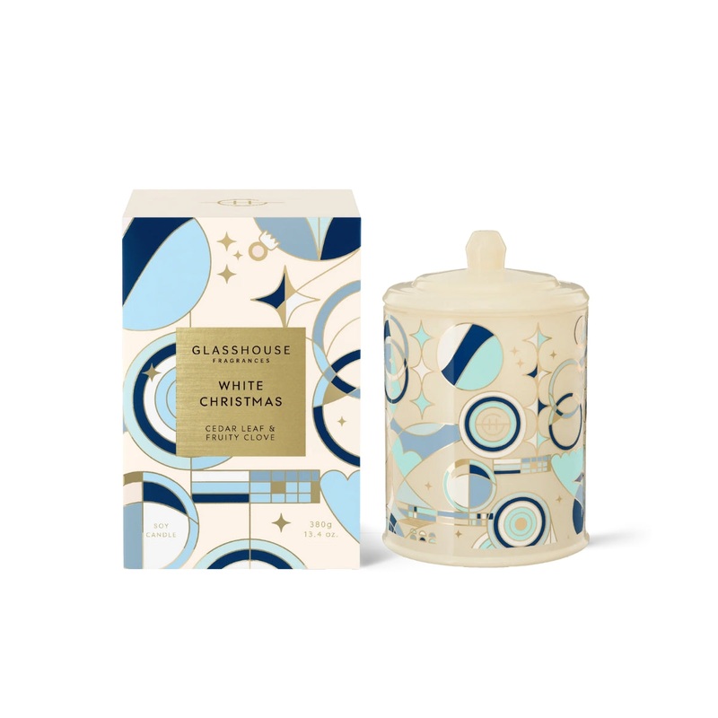 380g Candle - Christmas - White Christmas - X24